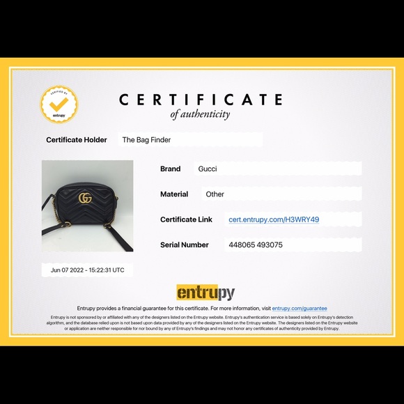 Authentic Gucci Marmont Mini Black - Picture 7 of 8